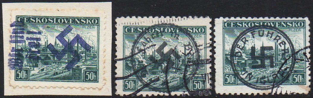 Briefmarken Sudetenland stamps Rumburg